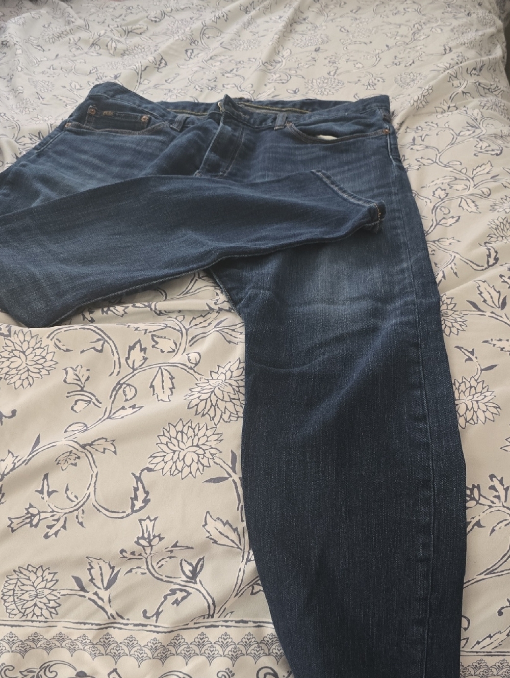 Polo by Ralph Lauren Men's Straight Jeans in Dark Blue